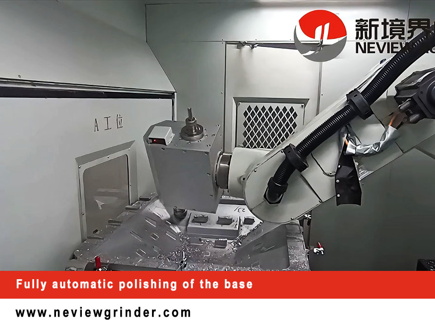 Pulido totalmente automático de la base.